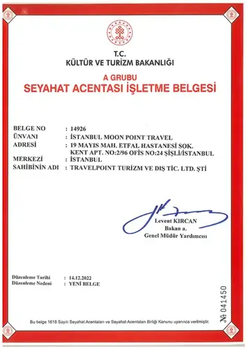 Travel Point Turkey Official License